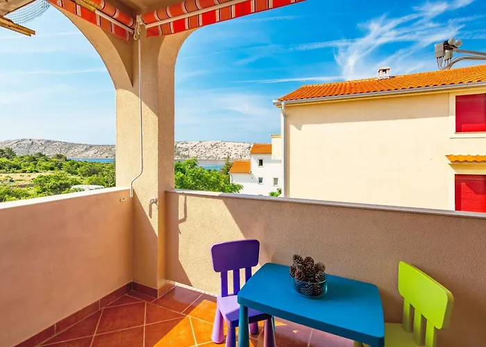 Apartment With Parking Space Barbat, Rab - 22584 *